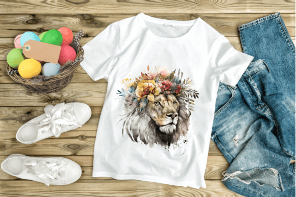 Download Watercolor Lion Illustration Cliparts - Art Collection