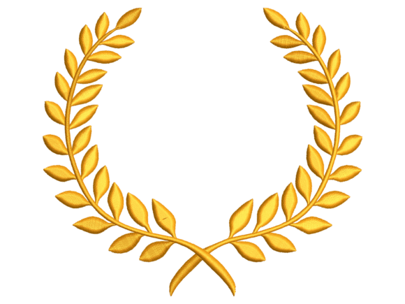 Download Golden Leaf Wreath Frame - Gold Collection