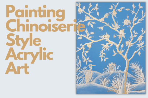 Download Painting Chinoiserie Style Acrylic Art - Art Collection
