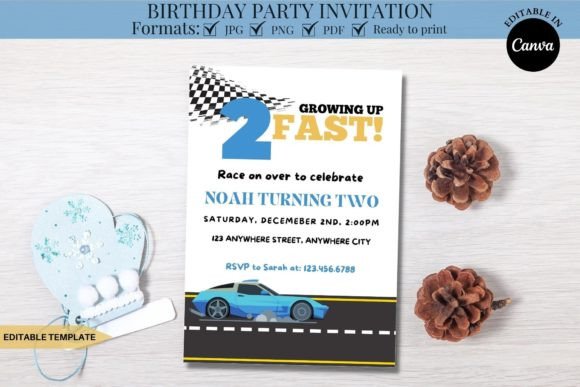 Download Birthday Party Invitation Template - Art Collection